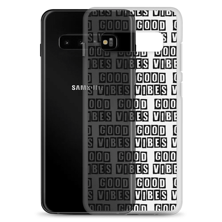 Samsung® Case - Good Vibes Black Text product image (20)