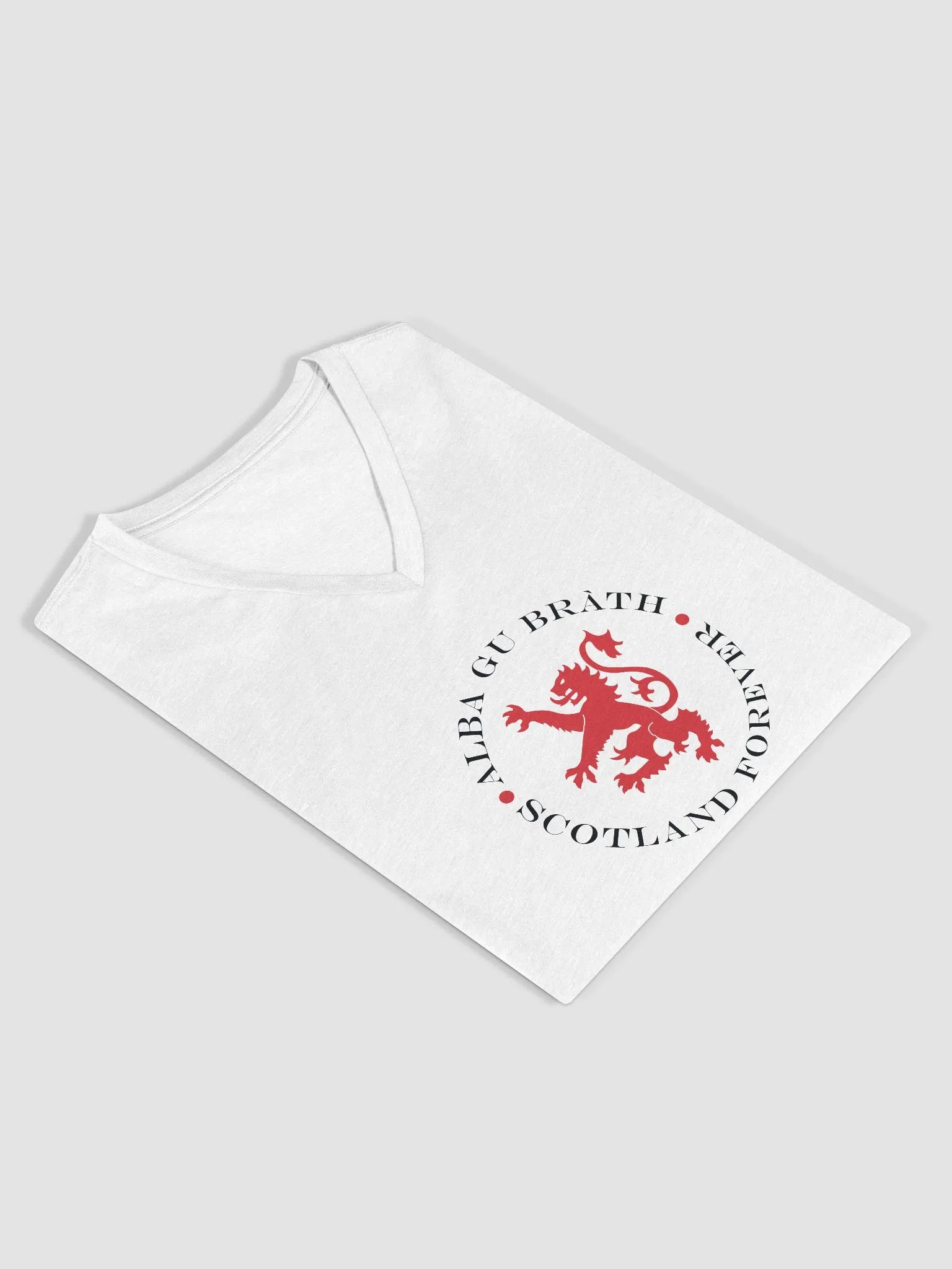 Scotland Forever Lion Women's Relaxed Fit V-Neck Tee product image (4)