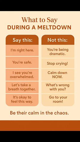 When a meltdown hits, your child isn’t giving you a hard time—they’re having a hard time.
Their brain is overwhelmed. Their b...
