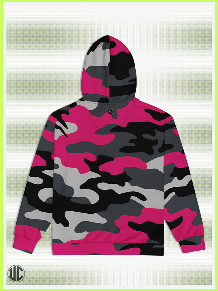 UnkoCon – Savage Pink Camo Zip Hoodie product image (2)