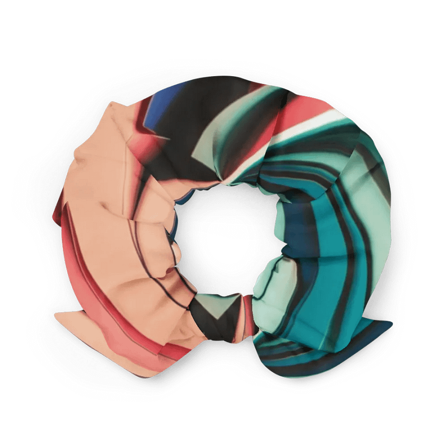 Exclusive All-Over Print Scrunchie with Abstract Design product image (5)