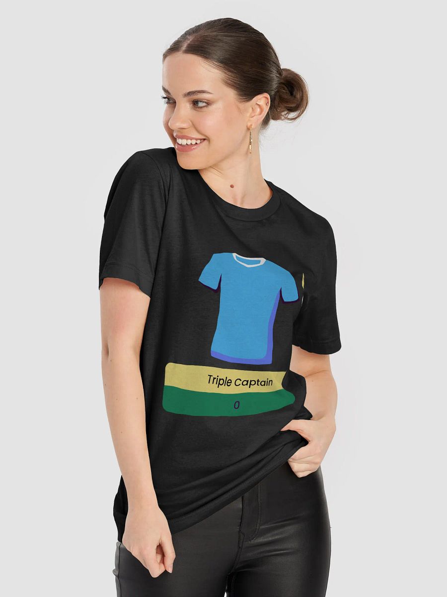 Sky Blue Triple Captain Fantasy Football T-shirt product image (8)