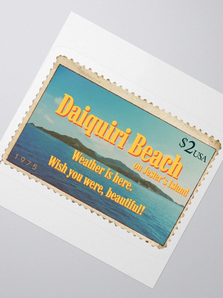 DAIQUIRI BEACH STAMP STICKER product image (6)