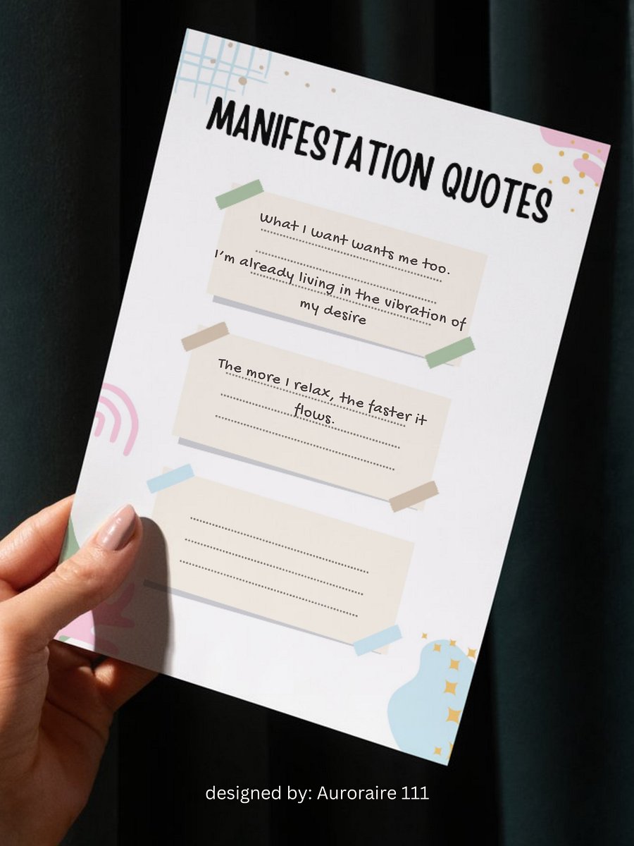 Manifestation Journal | Printable + Digital | 31 Days | Daily Alignment + Tracker + Planner product image (7)