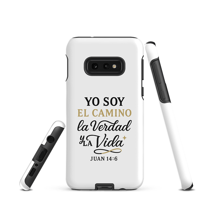 Tough Samsung® Case – “Yo Soy el Camino, la Verdad y la Vida” – Spanish Bible Verse product image (2)