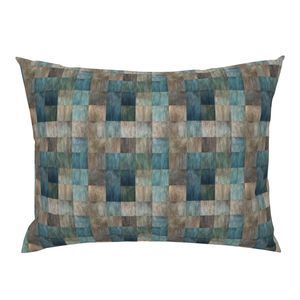 Seamless Pattern - Blue, Brown and Green Checker Pattern product image (6)