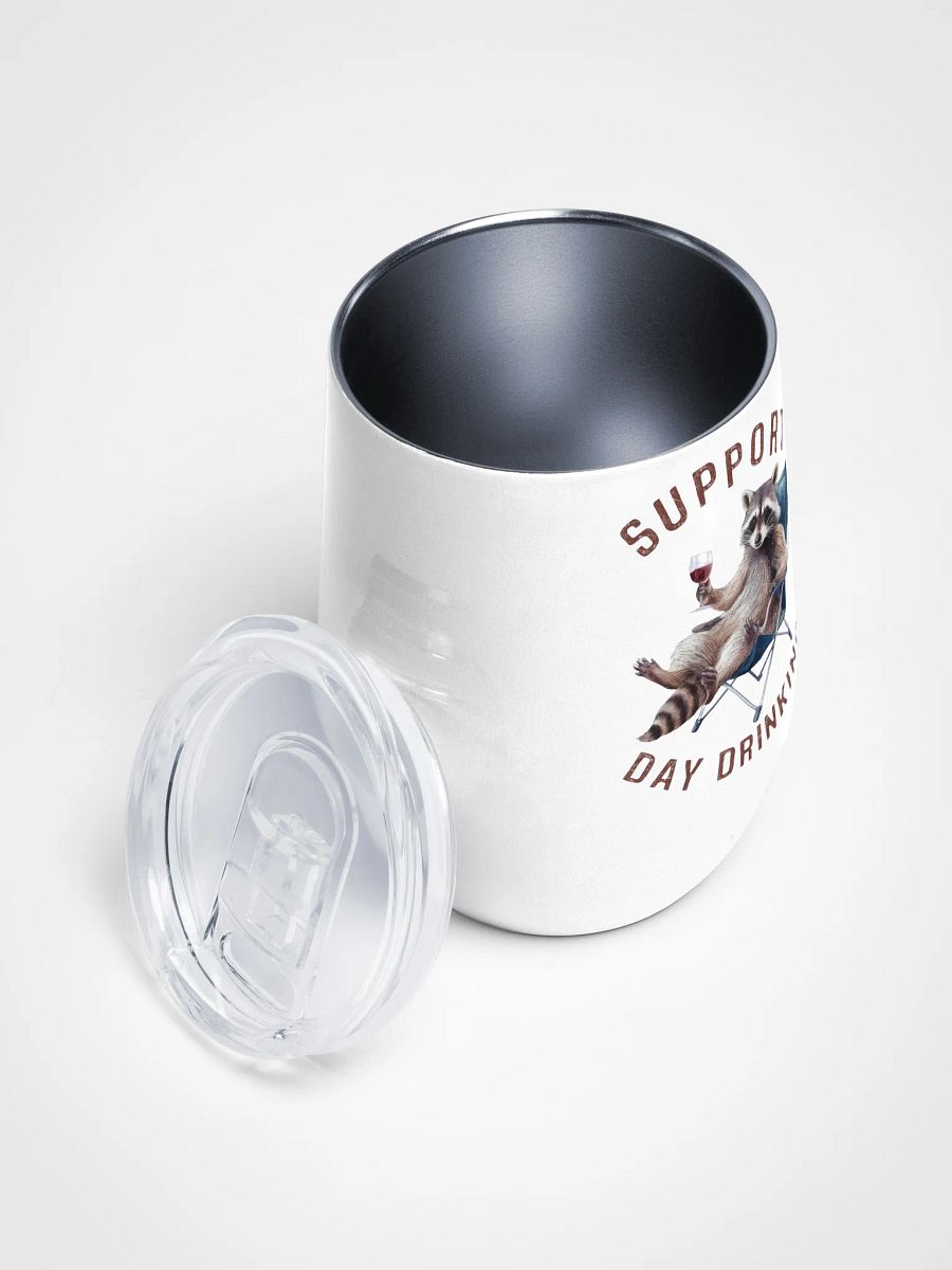 Raccoon Wine Tumbler with Lid product image (3)