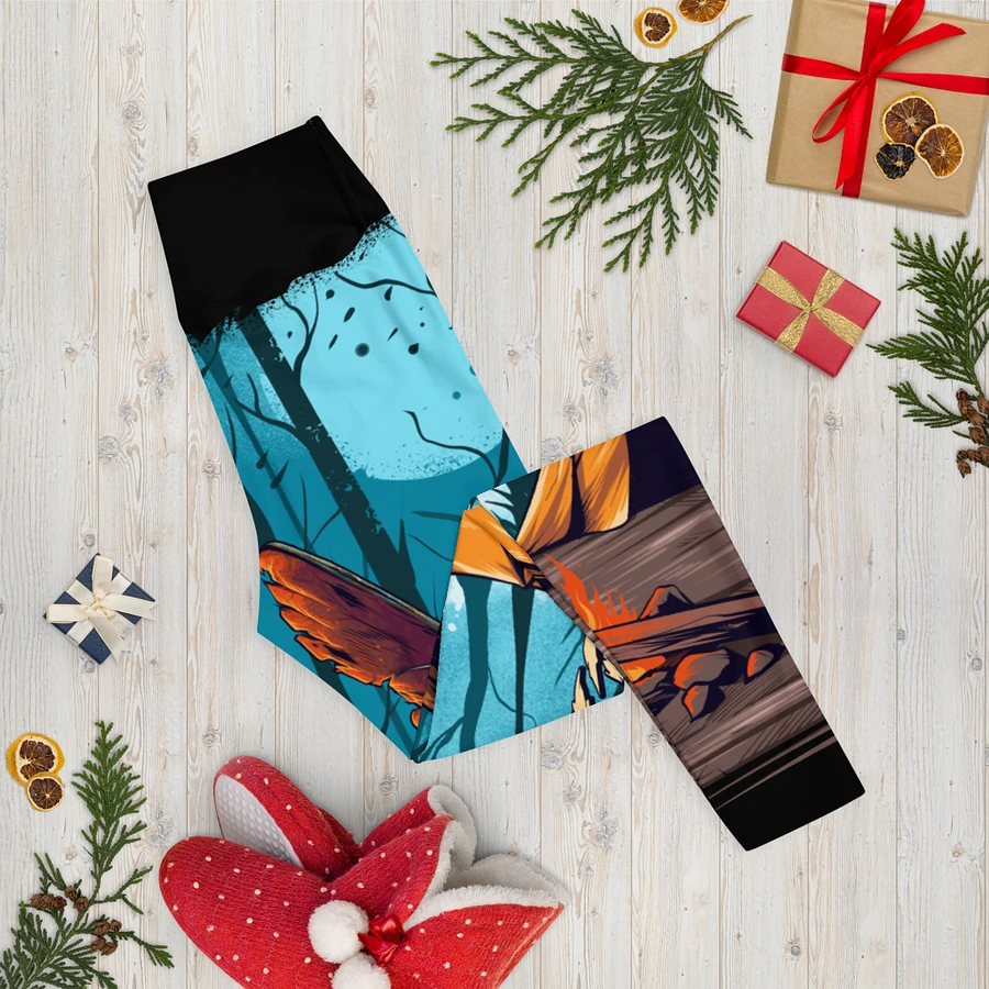 Eerie MothMan Forest Yoga Leggings product image (35)