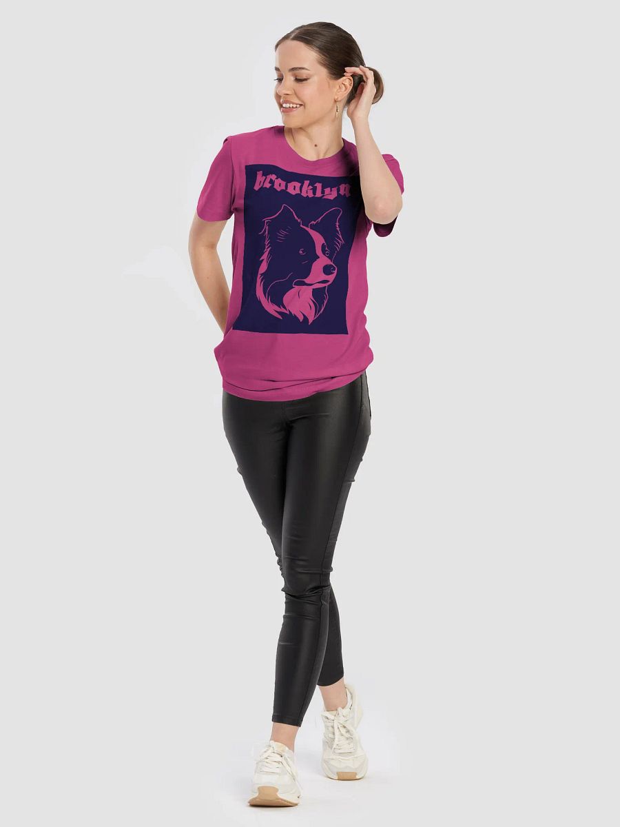 Brooklyn Border Collie Unisex Bella+Canvas Supersoft T-shirt product image (10)
