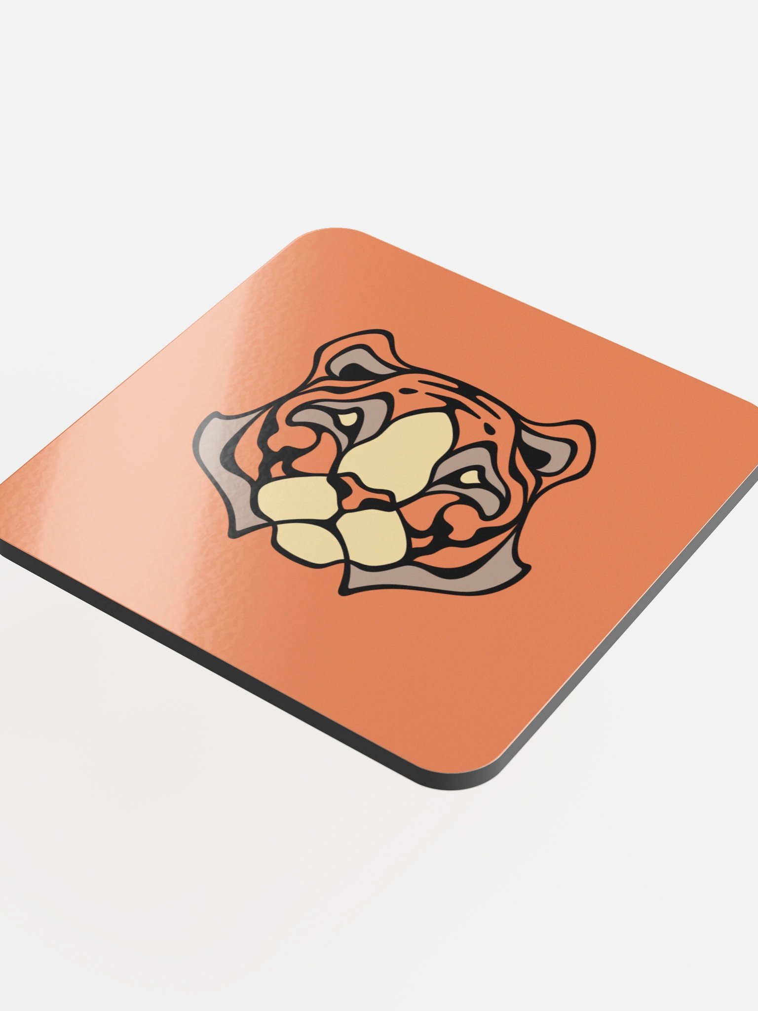 Siberian Tiger - Glossed Cork Coaster product image (4)