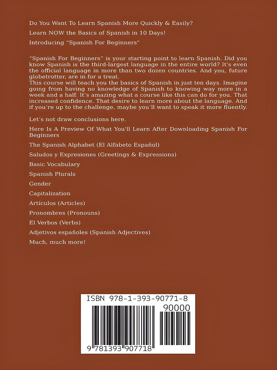 Spanish For Beginners product image (2)