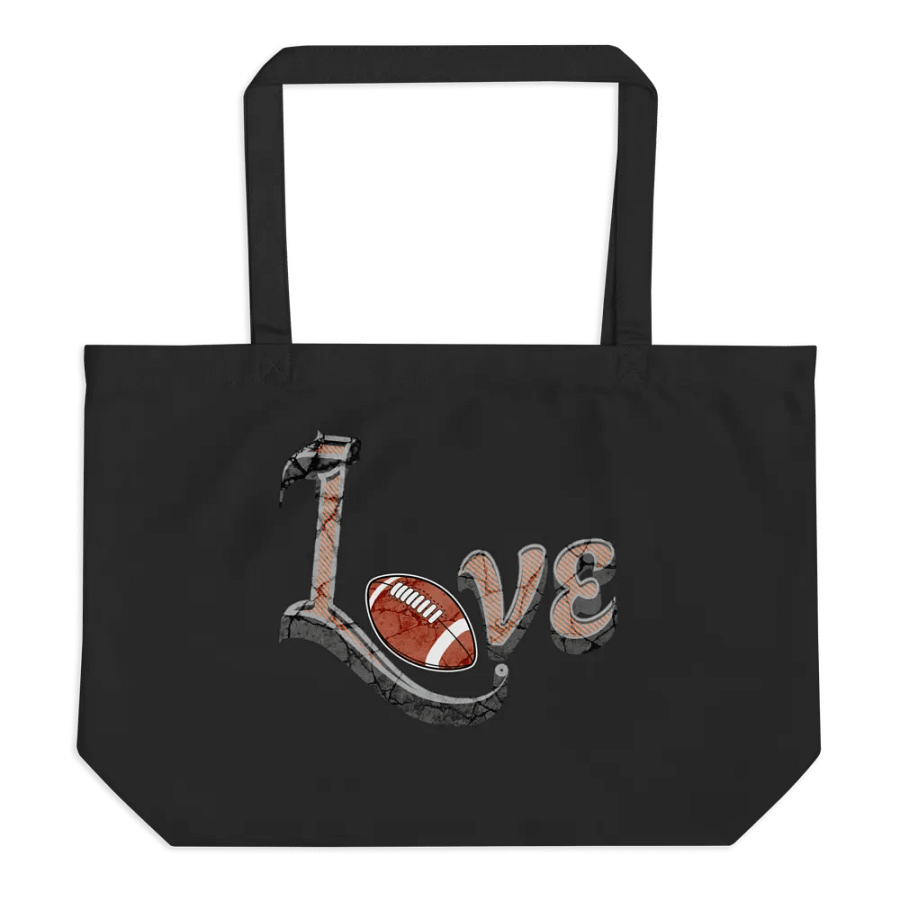 Love Football Organic Tote product image (1)