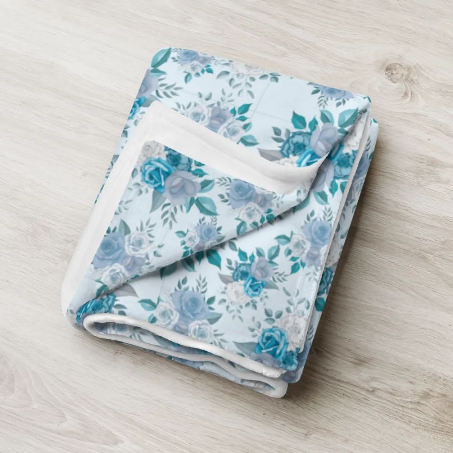 Blue Roses Blanket product image (6)