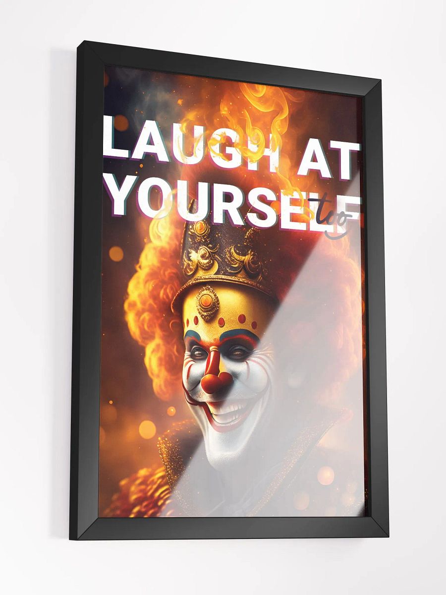 Laugh at yourself too - Clown in fire product image (3)