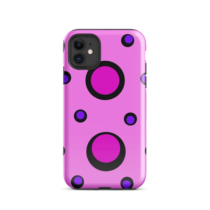 iPhone Case - Pink and Purple Mod Dots Variant product image (2)