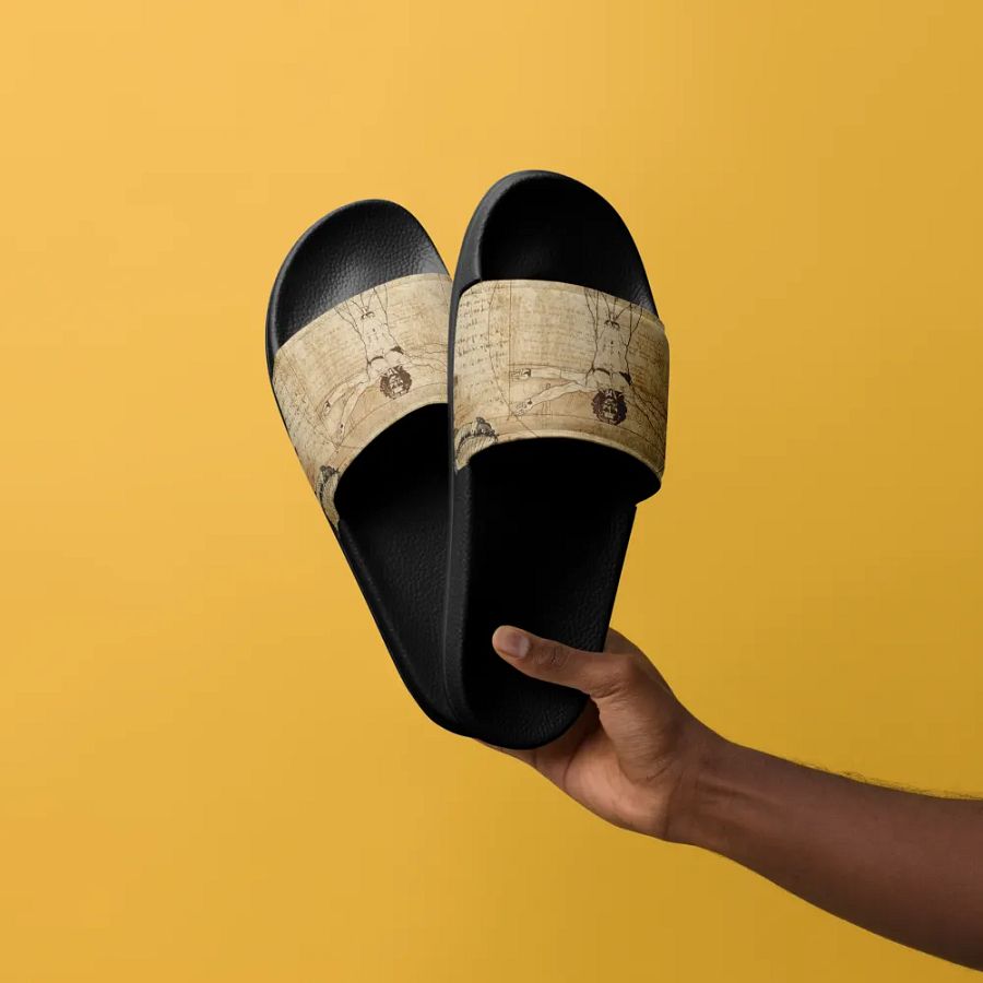 The Vitruvian Man - Men's Slides product image (3)