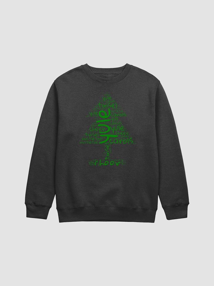 Christmas Spirit Word Art Crewneck product image (1)