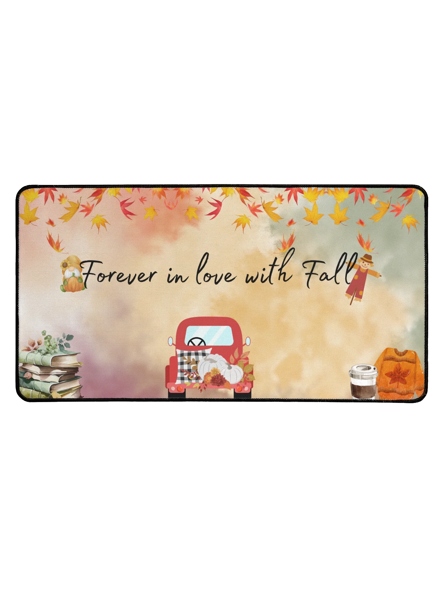 "Forever in love with Fall" Desk Mat product image (1)