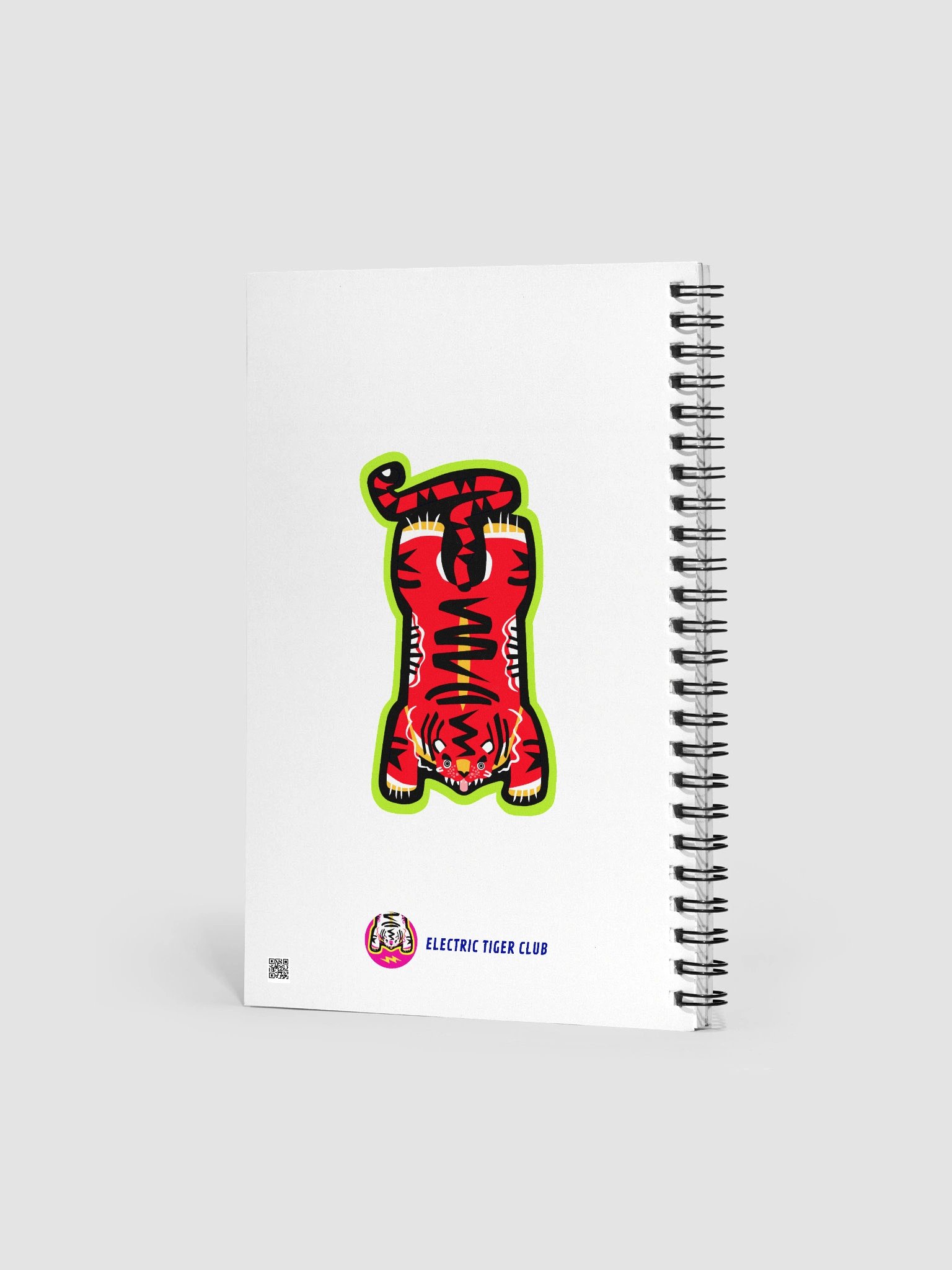 Red and Lime Tiger Notebook product image (2)