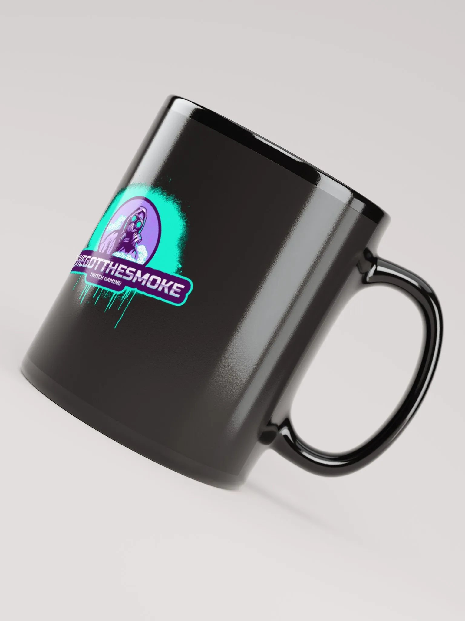 Black glossy Mug product image (4)