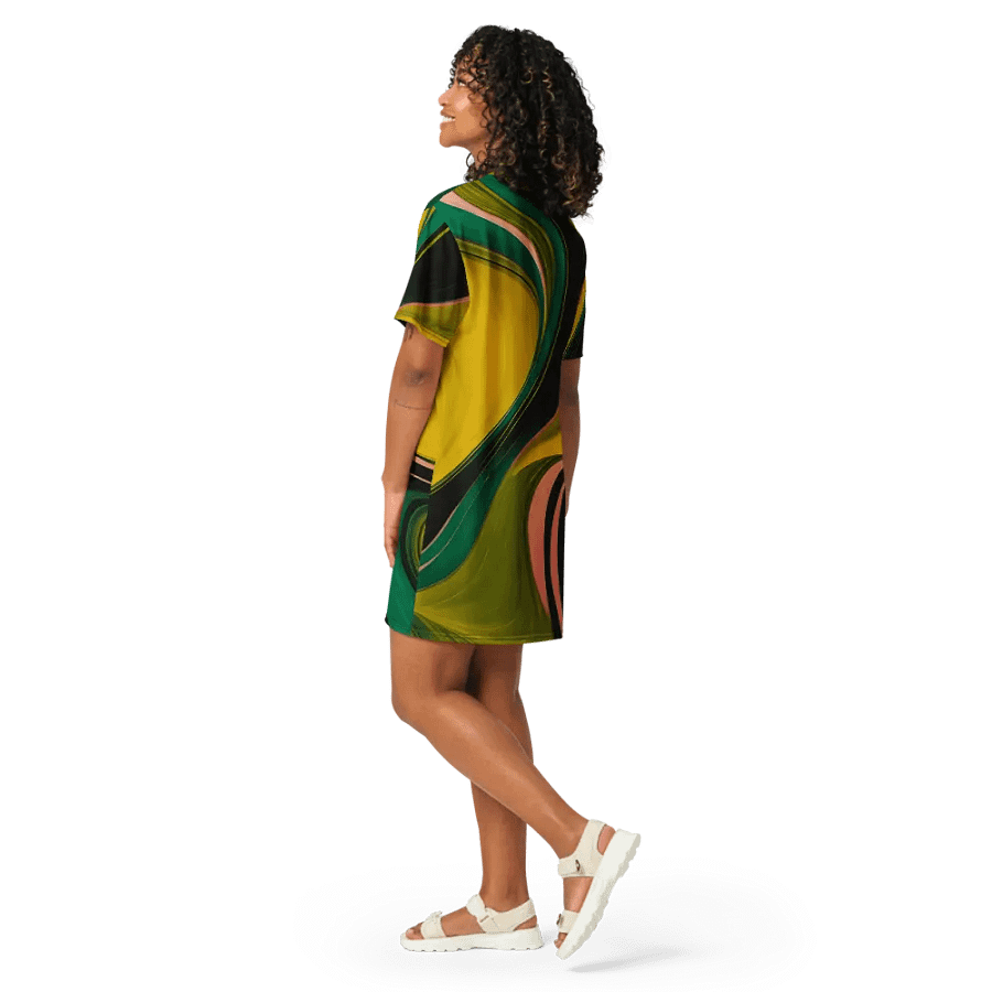 Swirl Symphony T Shirt Dress product image (3)