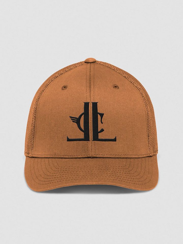 Legacy Co Official - Black Logo Flexfit Mesh Back Trucker Hat product image (9)