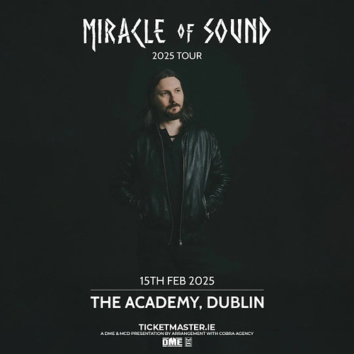 Tickets are now on sale for our first Dublin show! Miracle Of Sound on Ticketmaster or go to Link in bio 🙂🤘
