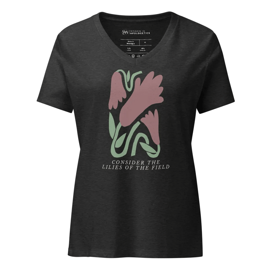 Lilies of the Field V-Neck T-Shirt product image (4)