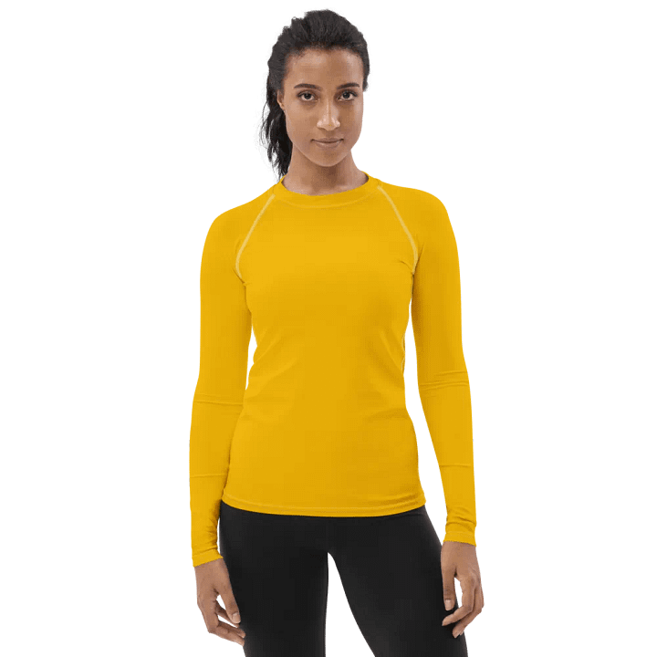 Plain Color Amber Rash Guard product image (1)