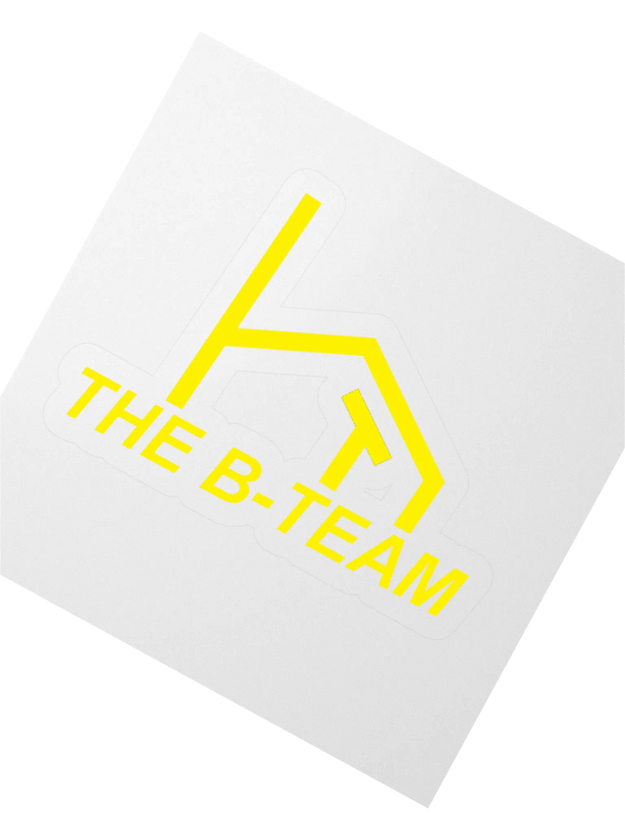 B-Team Yellow Logo Sticker product image (9)