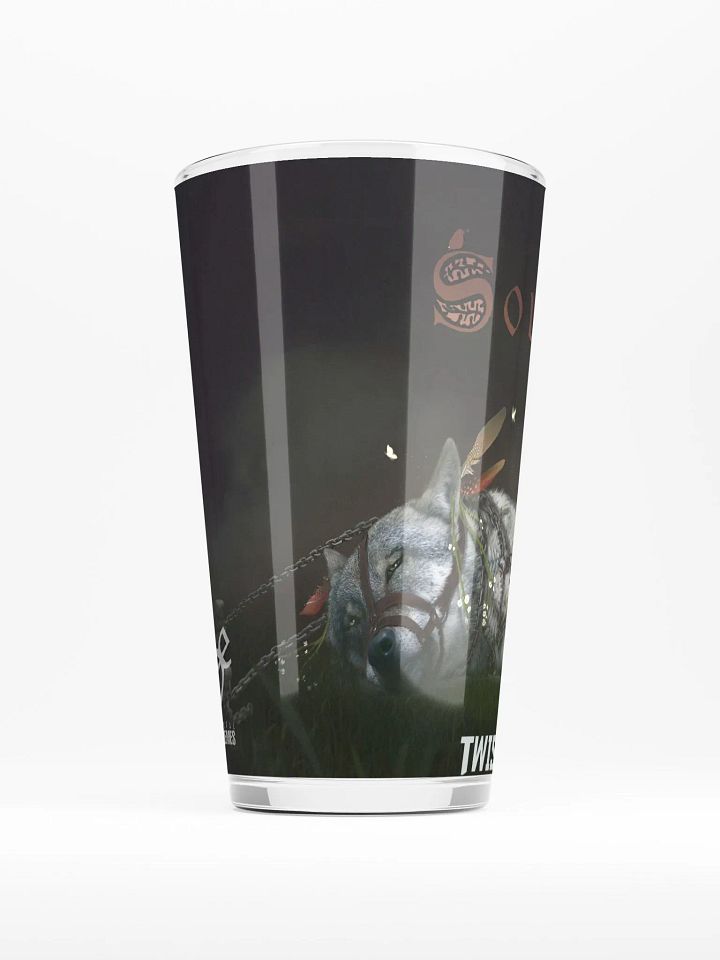 Soulframe: The Omen Wolf known as Orengall - shaker pint glass product image (1)