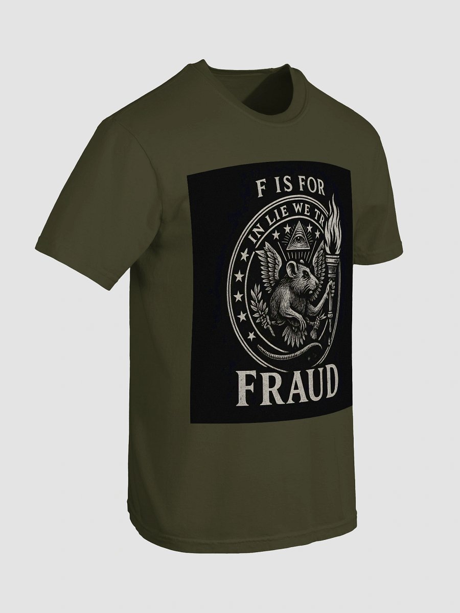 F is for fraud garment-dyed heavy weight t-shir tby dark alphabet product image (7)