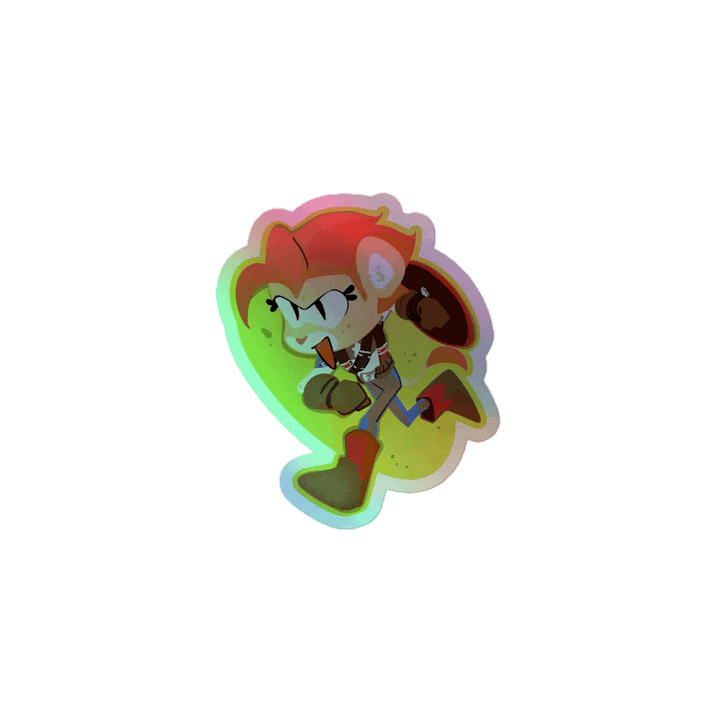 Holographic Ah'Lina (Captain America) Sticker product image (1)