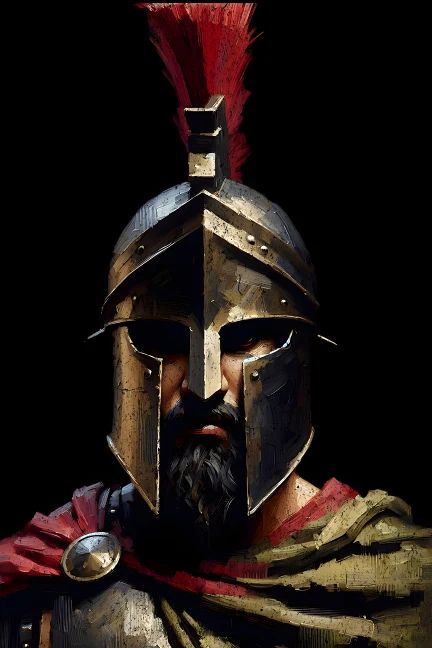 Spartan Warrior Matte Paper Poster product image (1)