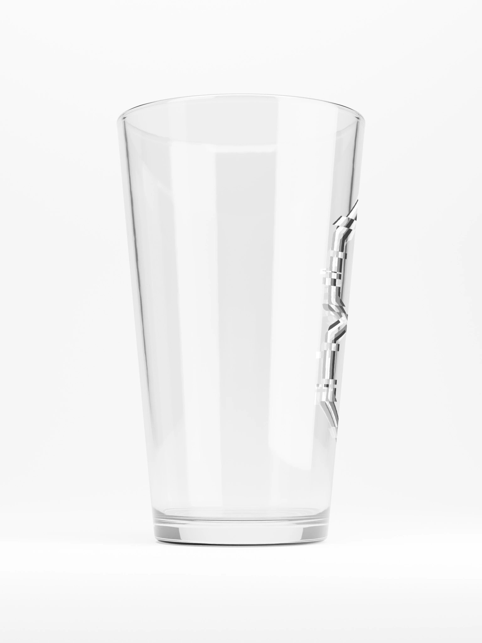 Monochrome Glitch Era Pint Glass product image (2)