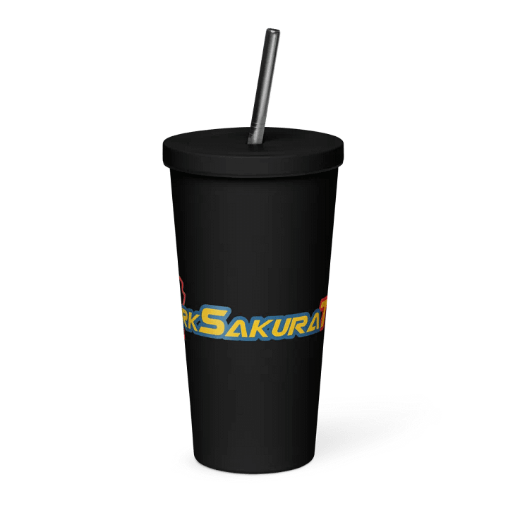 DarkSakuraTTV Insulated Tumbler with a Straw product image (1)