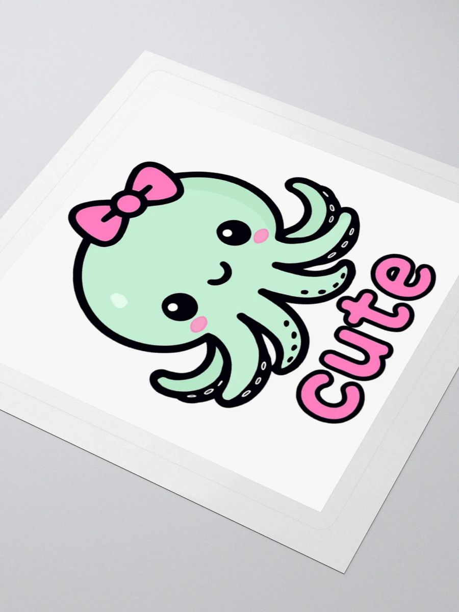 Cute Octopus Kiss Cut Sticker product image (8)