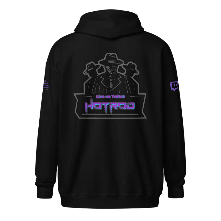 Black Gildan Zip Hodie product image (2)