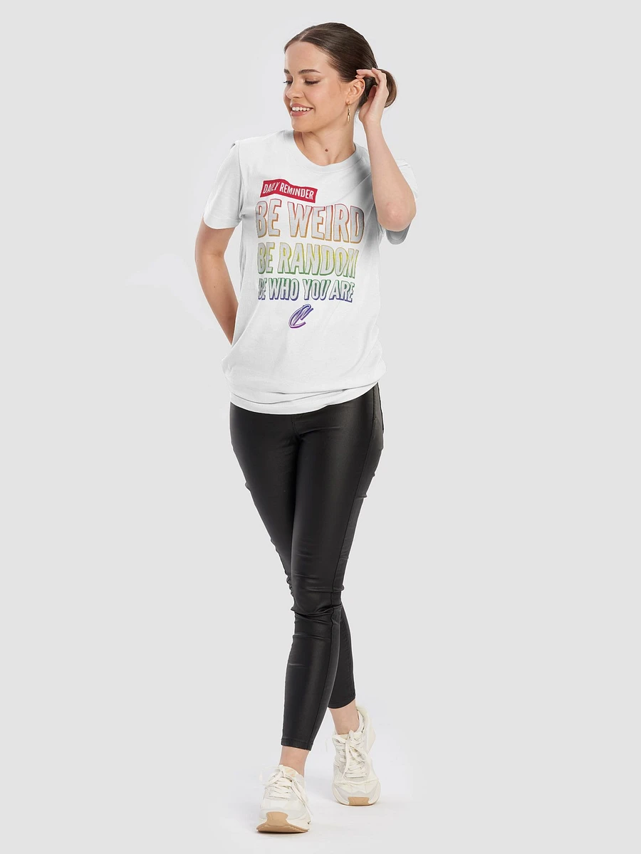 Rainbow Be Weird - White TShirt product image (10)