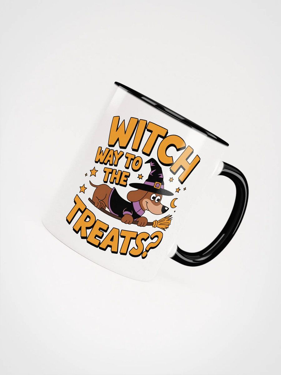 Witch Way to the Treats? Dachshund Halloween Mug product image (19)