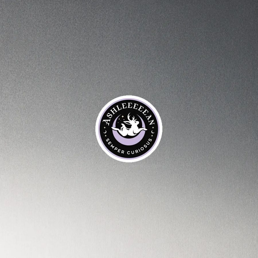 Semper Curiosus Vinyl Magnet product image (3)