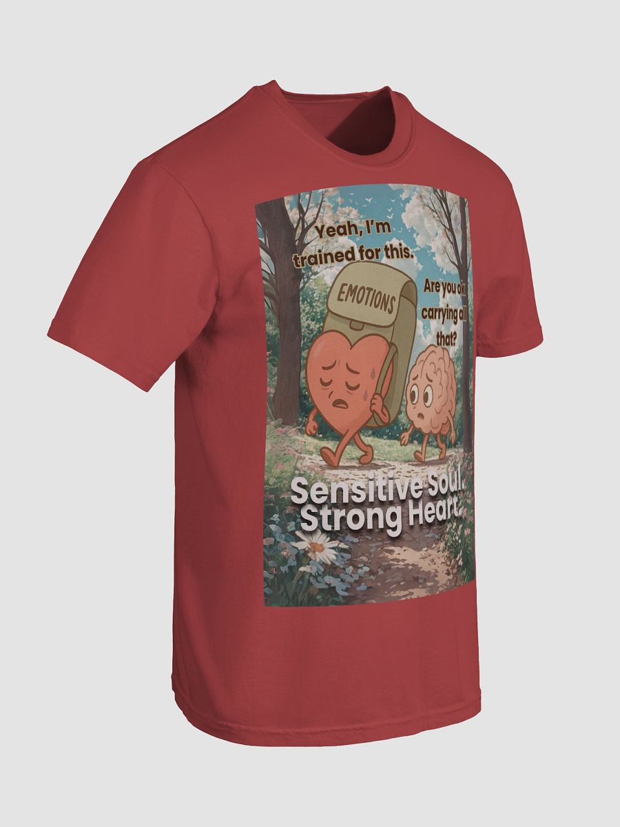 Sensitive Soul, Strong Heart - Emotional Strength Heavyweight T-Shirt product image (7)