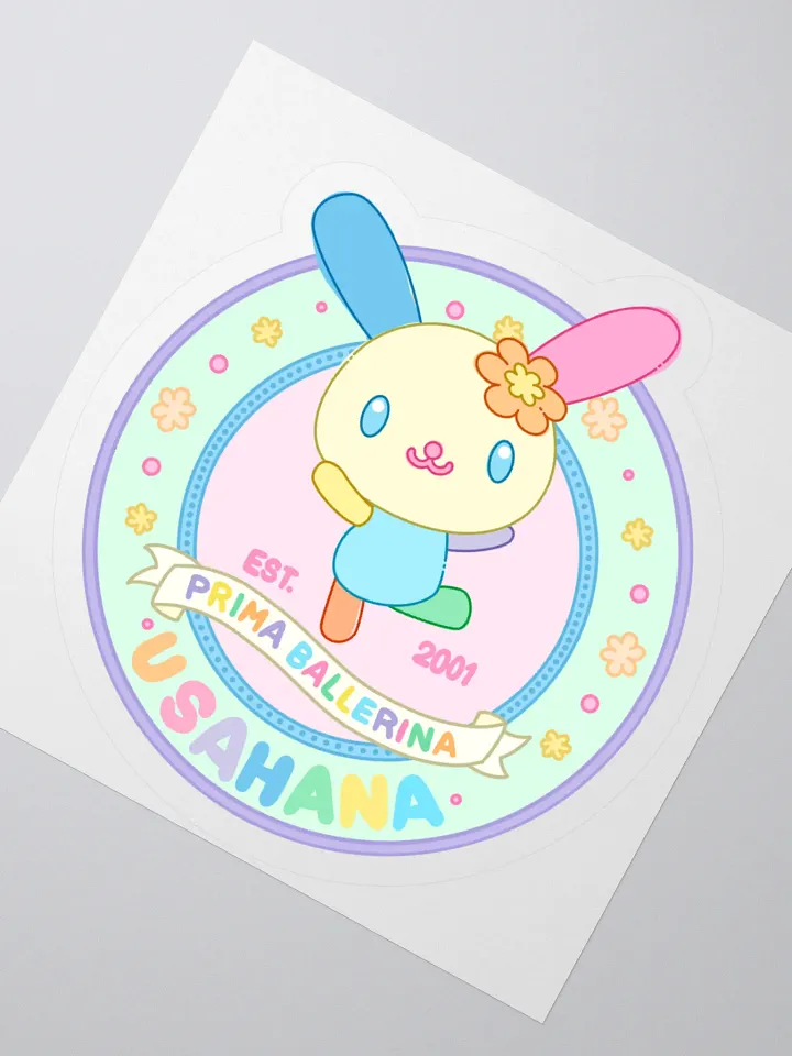 Rainbow Bunny Sticker product image (5)