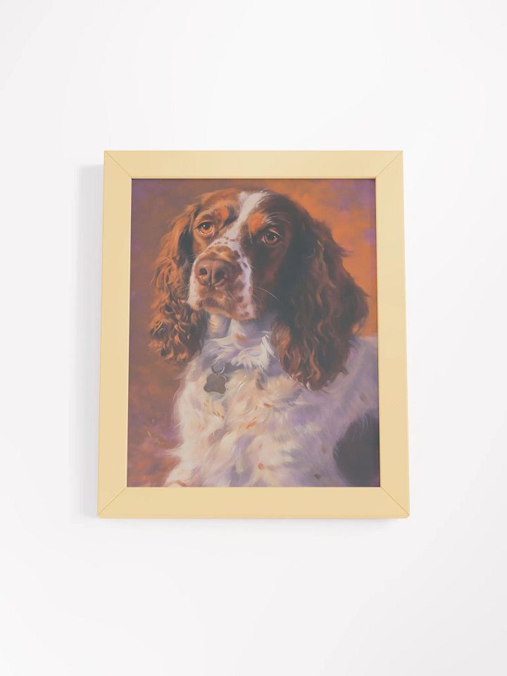 Gentle Gaze - Spaniel Framed Matte Poster product image (1)