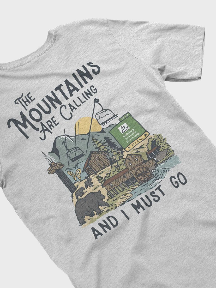 The Mountains Are Calling (Back & Front AIOT) Supersoft T-Shirt product image (34)