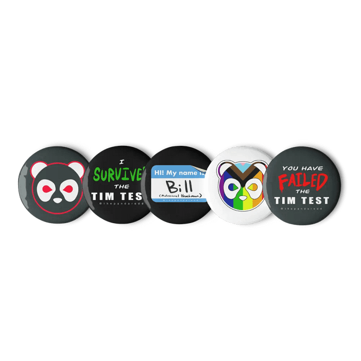 Panda Redd Classic Designs Buttons product image (1)