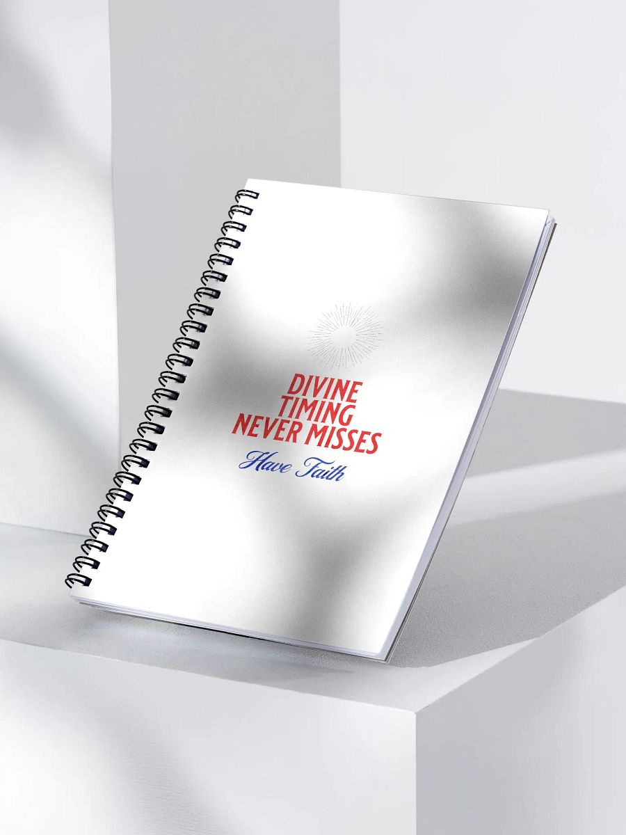 Divine Timing Spiral Notebook product image (3)