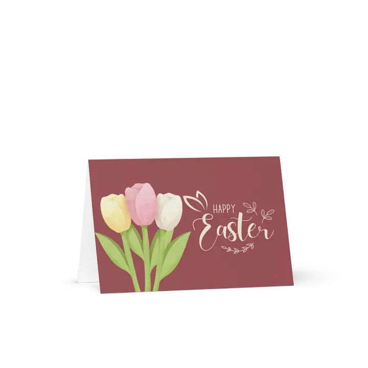Floral Happy Easter Greeting Card product image (2)