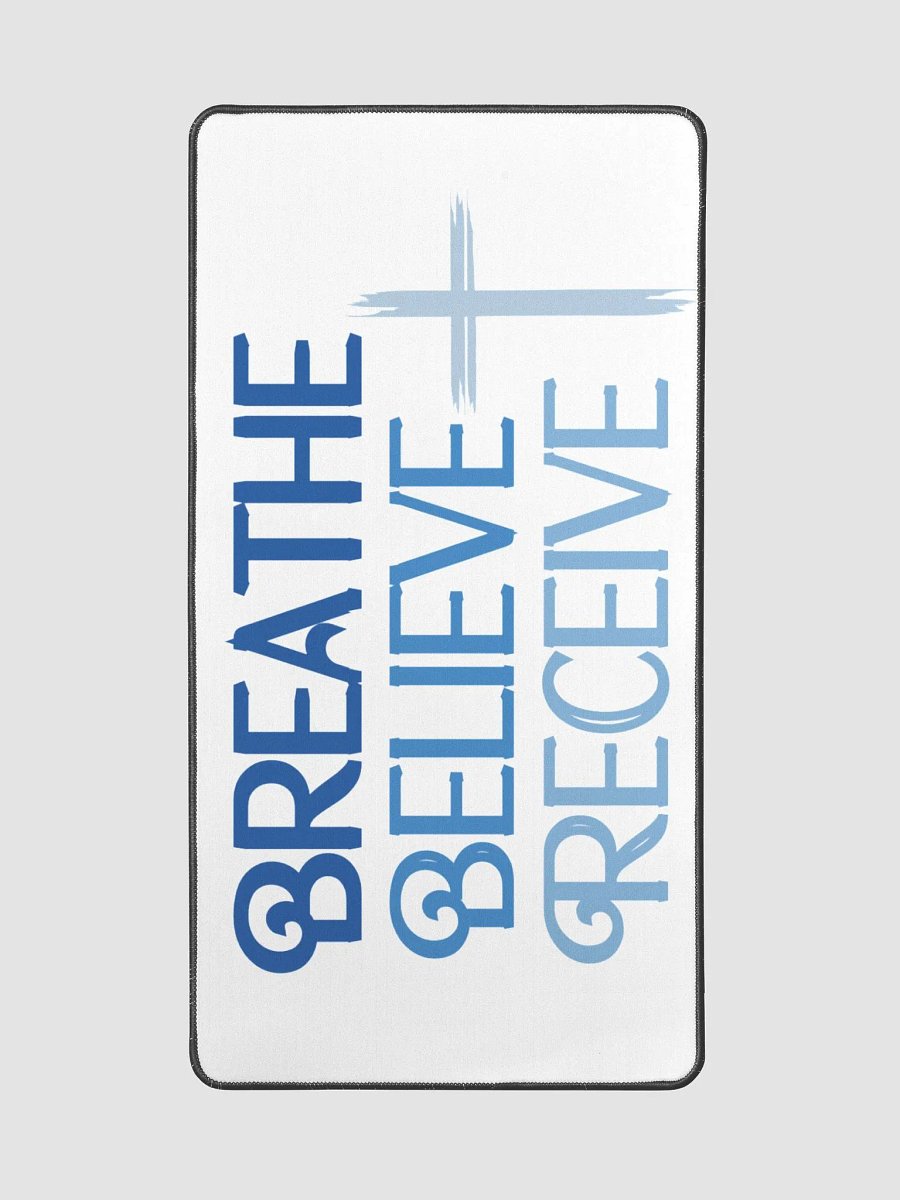Breathe Believe Receive Desktop Mat 15.5