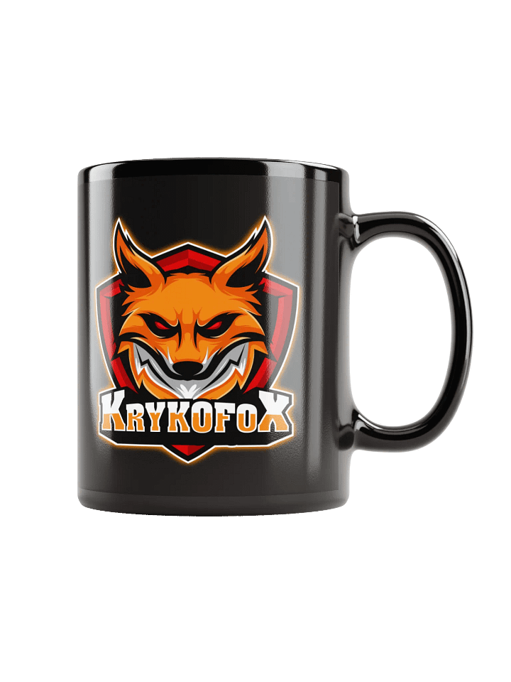 Fox Shield Mug Glossy Black Edition product image (1)